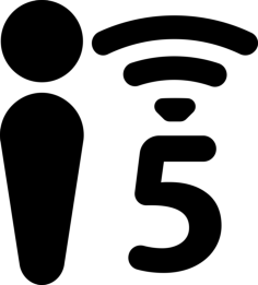 5 Users Connected To Wifi Craft Design Svg File, Free Vectors File